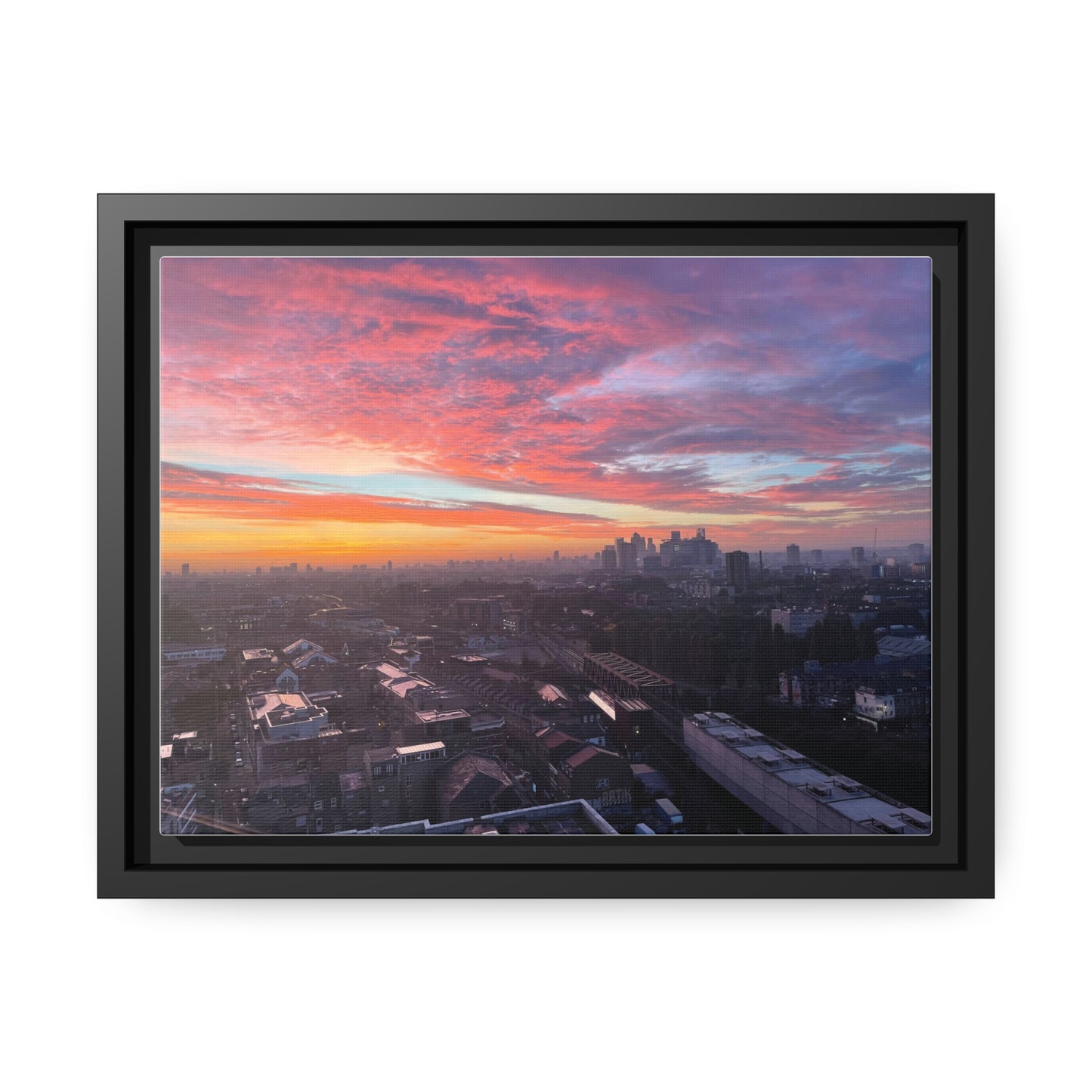 Matte Canvas, Black Frame