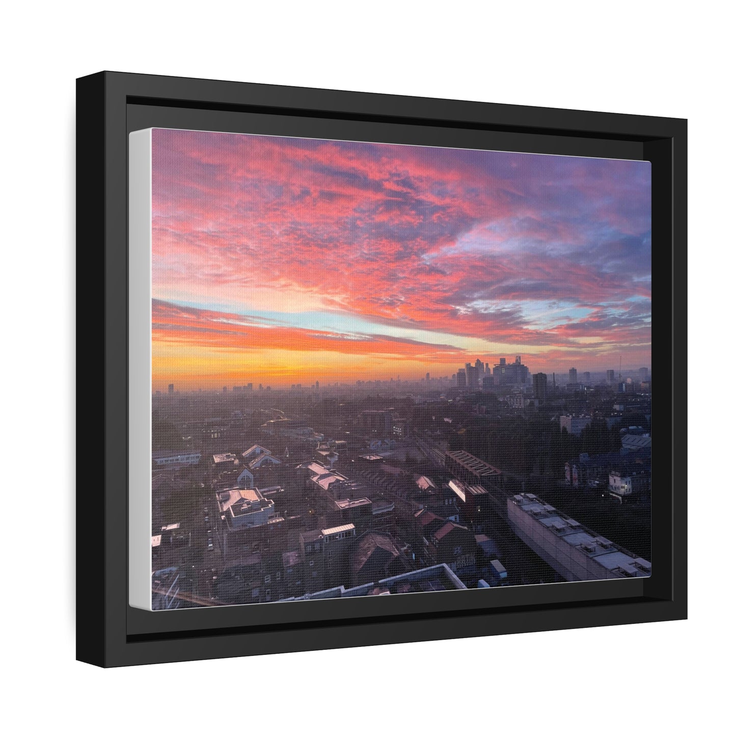 Matte Canvas, Black Frame
